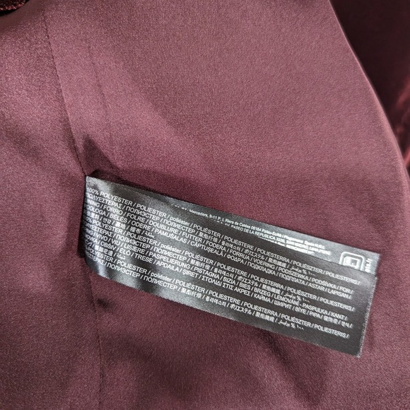 Mango velvet blazer size S open shoulder pads‎ - Picture 10 of 10